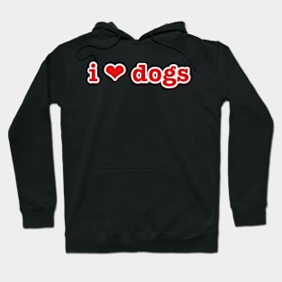 I Love Dogs Heart Pet Hoodie